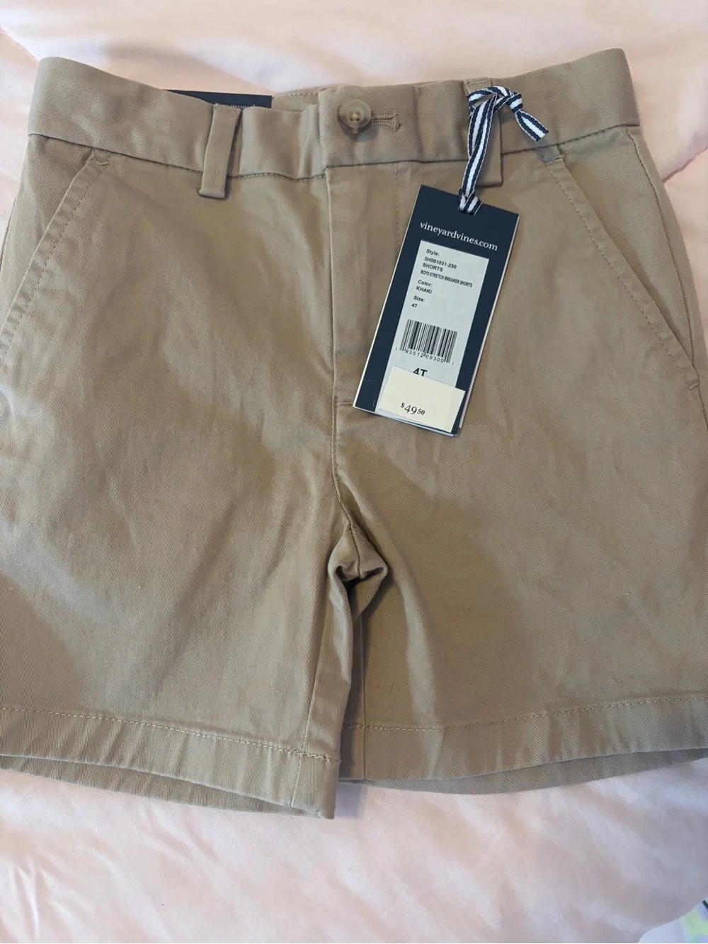 Vineyard Vines Boy’s Khaki Shorts - New